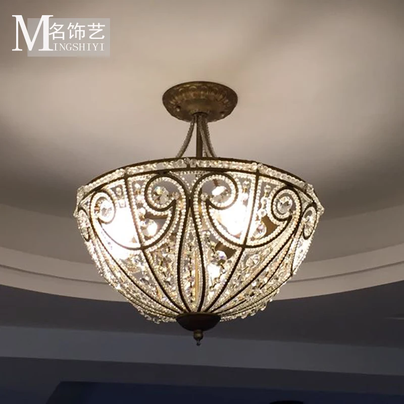 Американский кантри железный светильник для спальни скандинавский простой