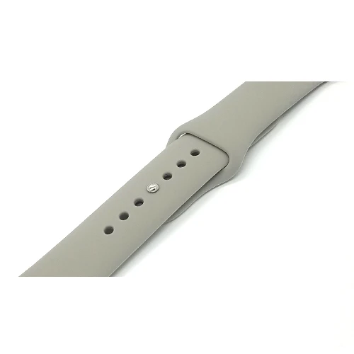 Gray Спортивный силиконовый ремешок для apple watch Series 4, 44 мм, 40 мм, сменный ремешок для браслета, ремешок для часов apple Watch 3, 42 мм, 38 мм, полосы - Цвет: Gray