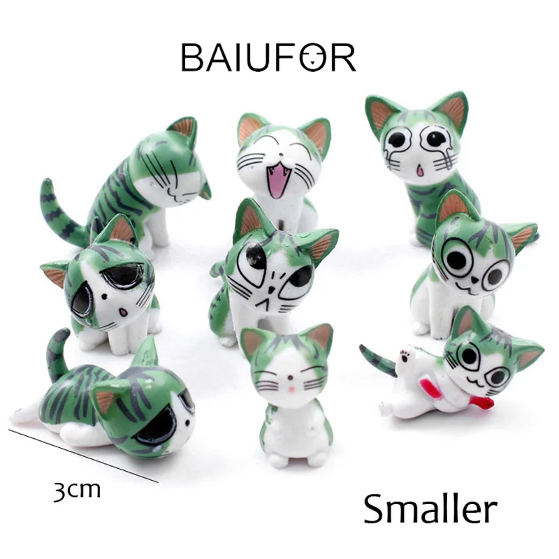 BAIUFOR животные милые кошки Акация фигурки мини сад миниатюрные террариумы