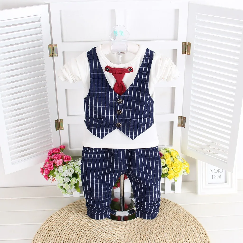 2017 new fashion kids clothes body suits quality children clothing sets false two-piece outfit virgin suit for boys | Тематическая