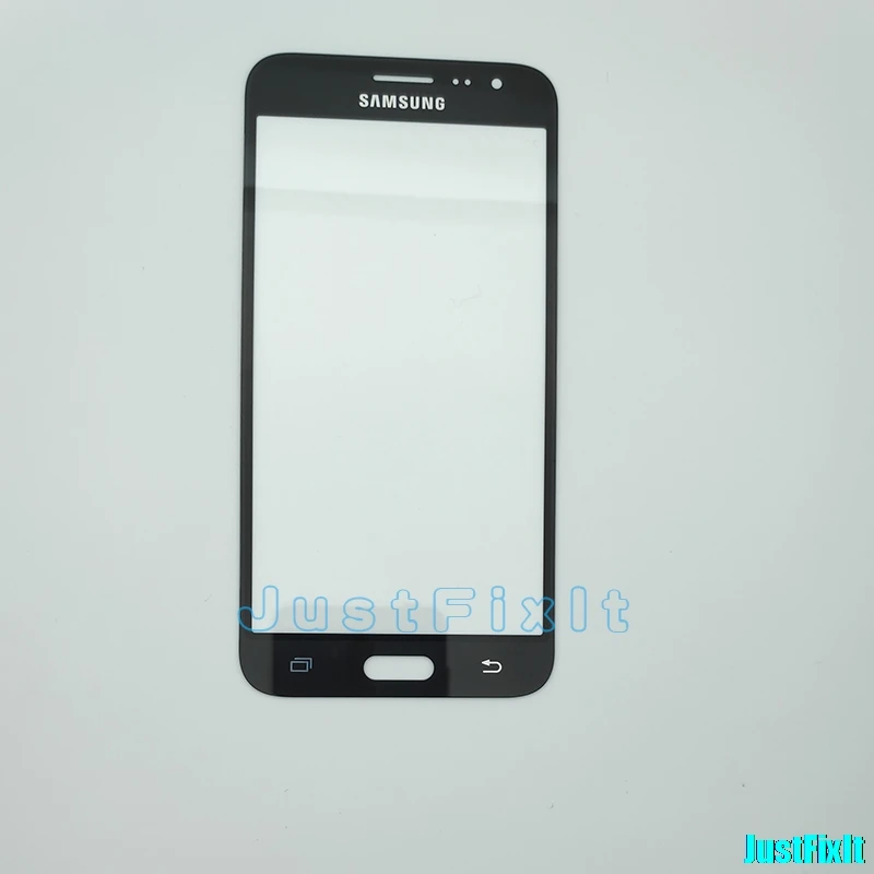 black Переднее стекло для samsung Galaxy J3 J320F J320 J320FN ЖК-дисплей крышка внешнее стекло объектив запасная часть+ Инструменты - Цвет: black