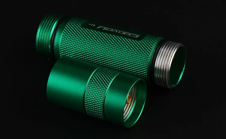 Конвой S2 + зеленый U2 1A EDC светодио дный фонарик факел фонарь самообороны кемпинг