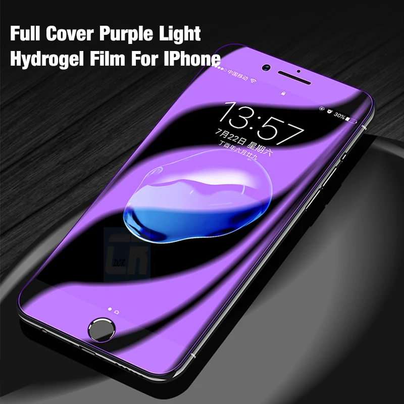 3D мягкая Гидрогелевая Защитная пленка для iPhone X XR XS Max полное покрытие Защита