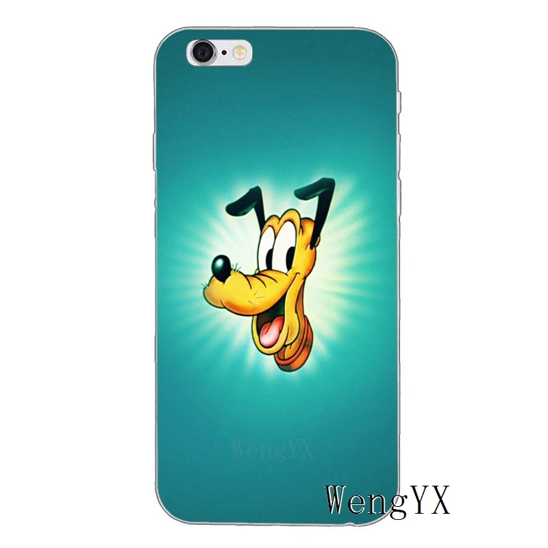 Goofy Dog Pluto для iPhone X XR XS Max 8 7 plus 6s 6 plus SE 5S 5c 5 4S 4 iPod Touch чехол мягкий чехол для телефона - Цвет: Goofy-Dog-Pluto-A-07