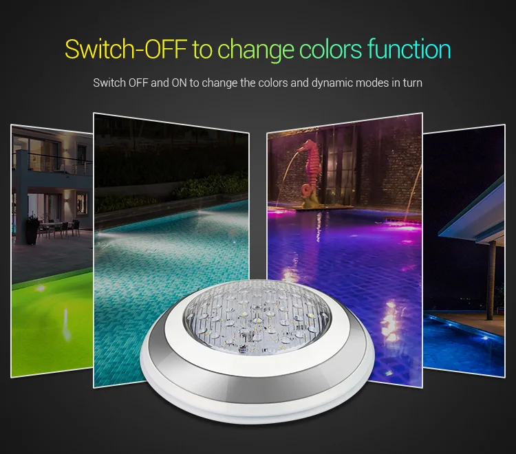 Mi светильник DC12-24V IP68 9 Вт 15 Вт 27 Вт подводный светильник RGB+ CCT подводный светильник Настенный 27 Вт RGB+ CCT PAR56 Светодиодный светильник для бассейна 433 МГц