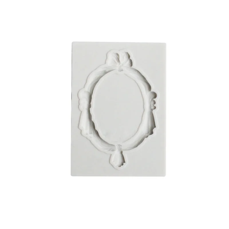 Красивая фоторамка форма формы для помадки и кекса силиконовая конфеты