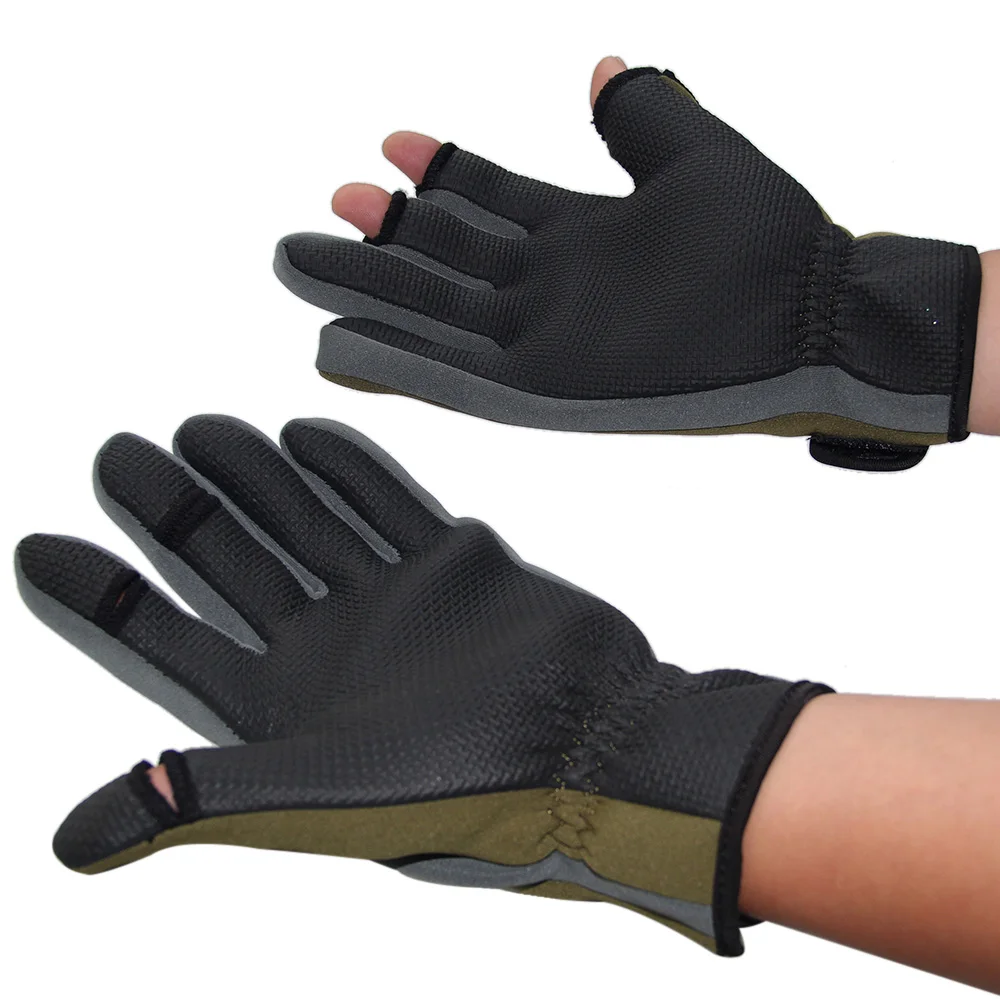 Противоскользящие рыболовные перчатки сезонные износостойкие охотничьи