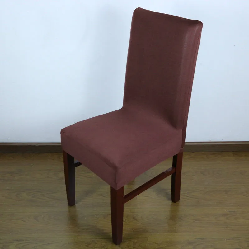 1PC High Stretch Elastic Dining Room Wedding Banquet Chair Cover Home Decor Solid Color Washable | Дом и сад