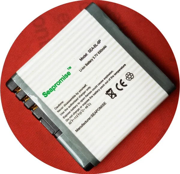 Оптовая продажа мобильный телефон аккумулятор 10 шт. в партии BL 6P BL6P для Nokia 7900 6500C