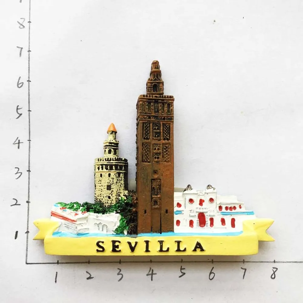 Наклейка для холодильника BABELEMI Испания Catedral de Sevilla the Giralda магнитная наклейка s