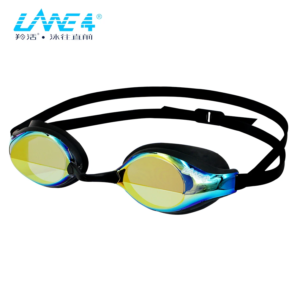 Плавательные очки для соревнований LANE4 противотуманные с УФ-защитой легкие