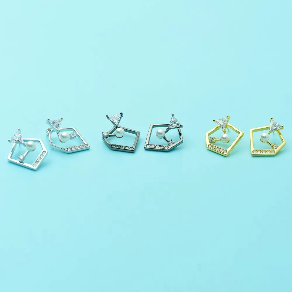 Luoteemi новый тонкий Для женщин белого золота Цвет Jewelry Очаровательный Уникальный