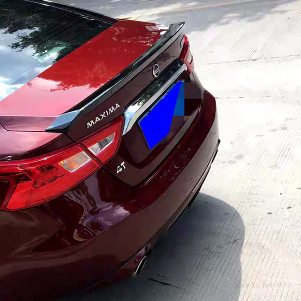 Черный спойлер для Nissan Maxima 2016 2017 2018 2019 высококачественный АБС-пластик Праймер