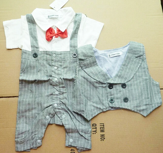 2 шт./компл. новый маленький мужской джентльменский комбинезон короткий костюм