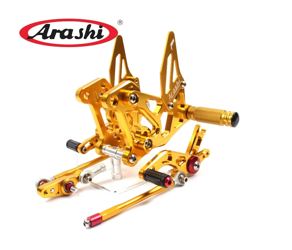 Arashi CNC Rider Rearset Регулируемые подножки для MV AGUSTA F3 675/675 EAS/ORO 2012 2015 2013 2014 12 13 14