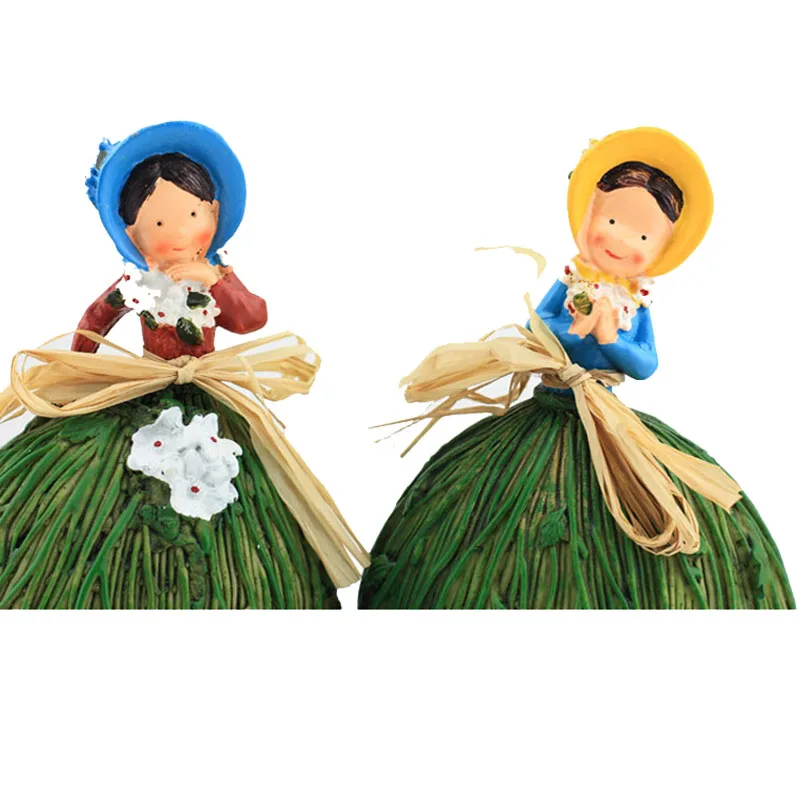 Статуэтки Феи лаванды из смолы статуэтки изделия ручной работы в пасторальном