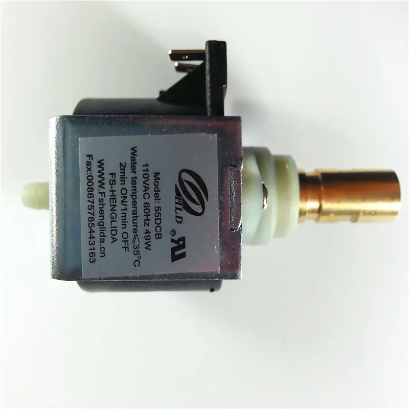 Электромагнитный водяной насос Модель 55DCB напряжение 110VAC 60Hz мощность 49W|pump