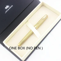 jinhao original black leather paper fountain pen box luxury pencil case for ballpoint pens school office stationery supplies