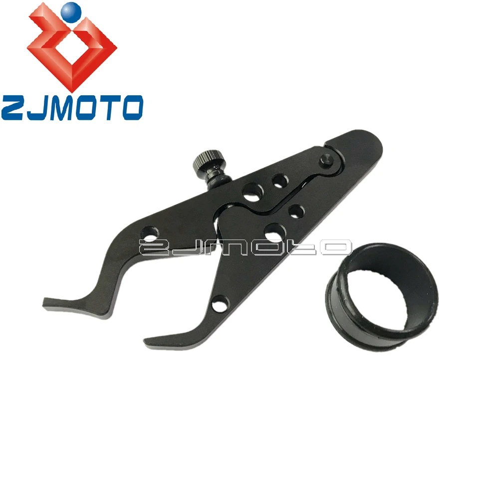 Motorcycle Cruise Control System Handlebar Assist Clamp CNC Aluminum Throttle Lock w/ Rubber Ring |