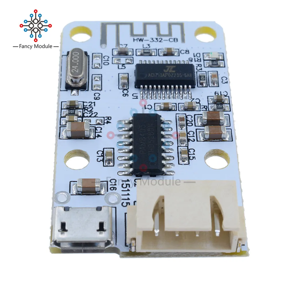 DC 5 в Micro USB мощность 3 Вт+ 3 Вт Bluetooth 4,0 аудио приемник плата беспроводной цифровой мини-усилитель Bluetooth модуль 3 Вт* 2 для динамика