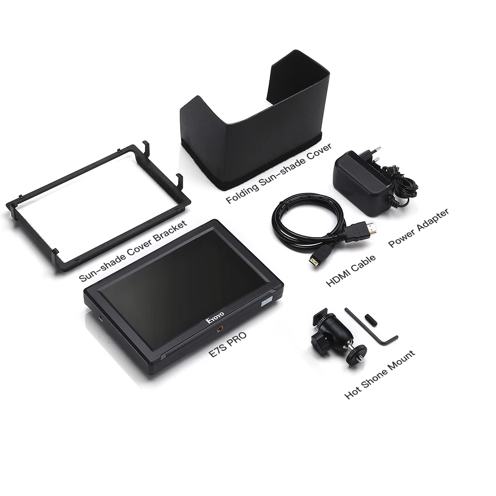 Eyoyo E7S PRO 7 дюймов для однообъективной цифровой зеркальной фотокамеры на поле