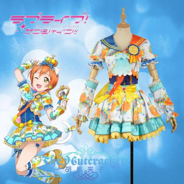 [В наличии] 2018 аниме Love Live Rin Hoshizora Idol Пробуждение SJ форма косплей костюм для