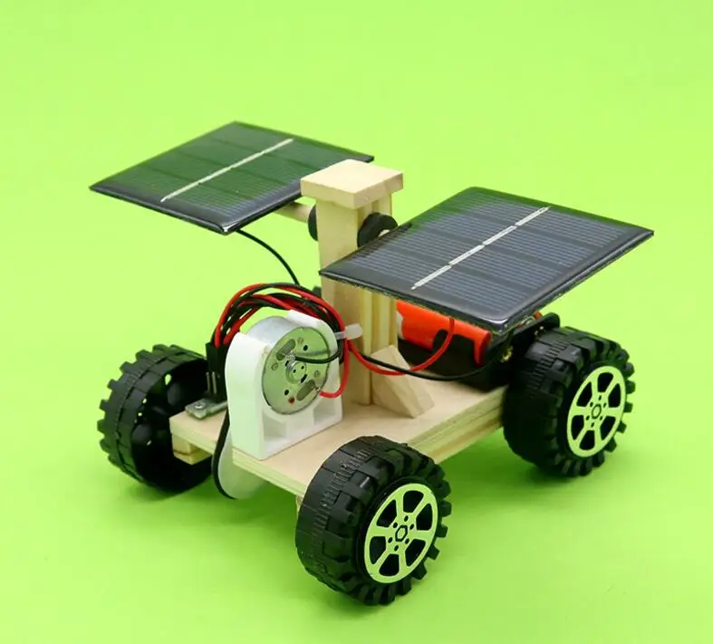 Деревянная модель лунного Rover April Du сделай сам наборы материалов для изучения