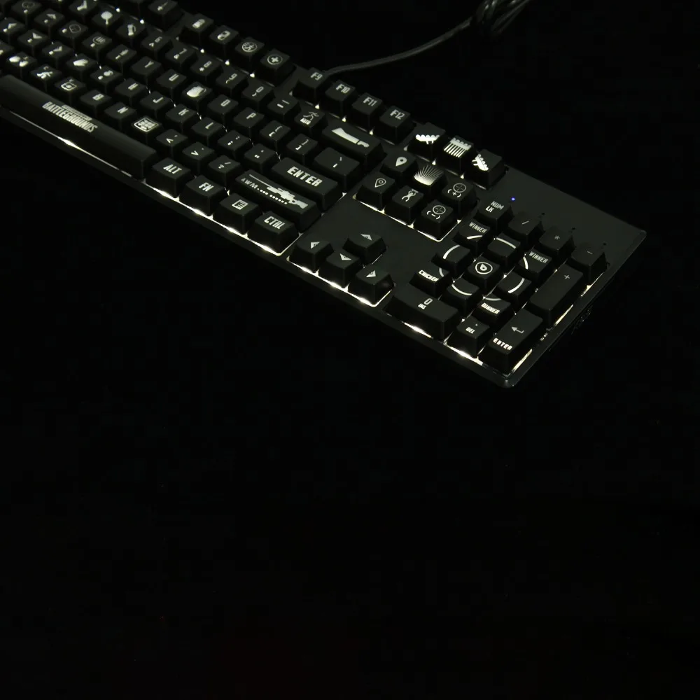 YMDK Battlegrounds ABS новинка 61 87 108 1 5 мм толщина светящаяся сквозь колпачок только