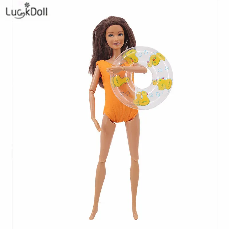 LUCKDOLL12 купальники пляжные купальники бикини плавательный спасательный круг Barbiees аксессуары, игрушки для девочек, поколение, подарок на день рождения