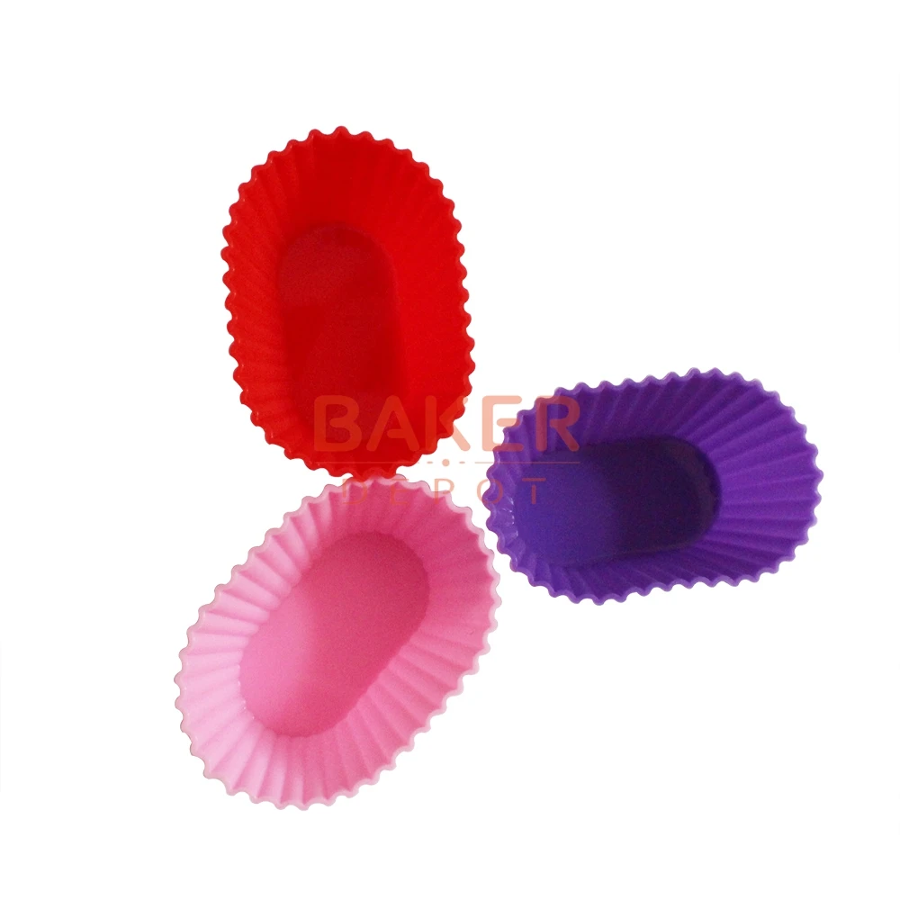 Формы для торта силиконовые формы выпечки 7 см овальное пирожное Маффин кексов