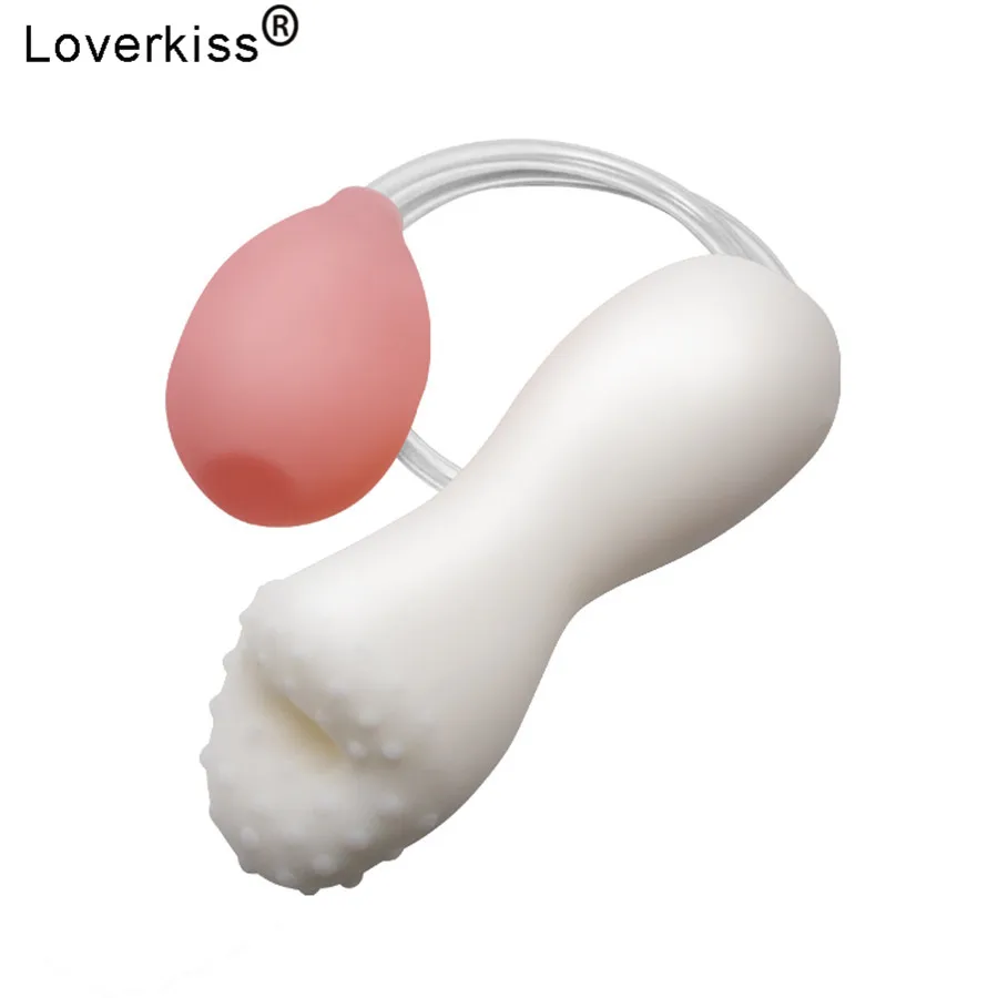 Мужской всасывающий насос Loverkiss ручной для мужской мастурбации пениса Сжимаемый