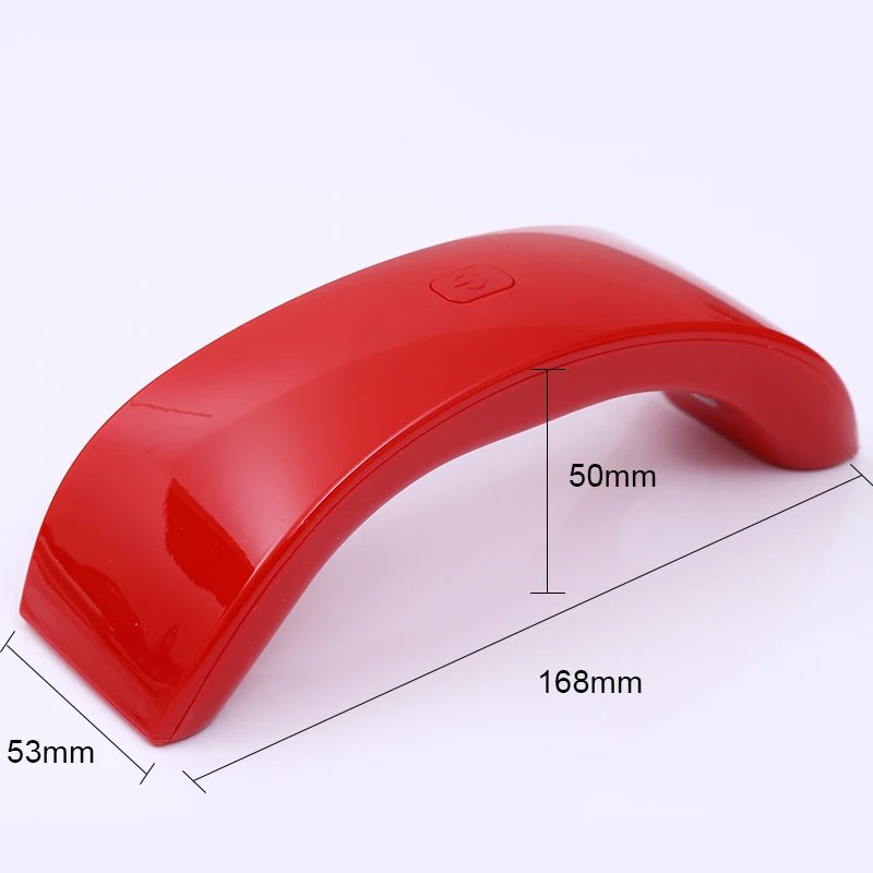 Светодиодная УФ лампа 9 Вт 12 Сушилка для ногтей USB в форме телефона черный красный