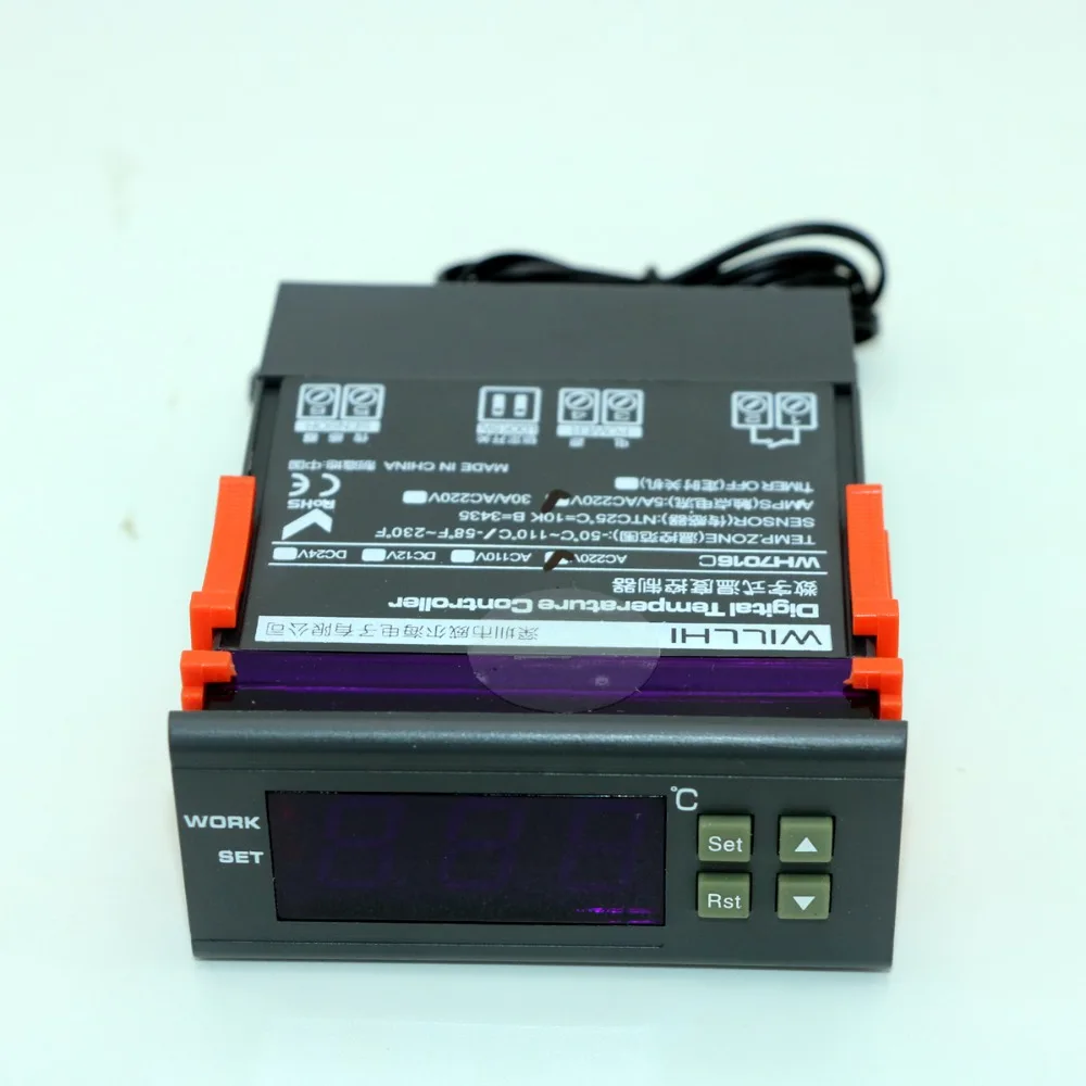 WH7016C 30A цифровой ЖК-электронный регулятор температуры переключатель-50 ~ 110 celcius/-58