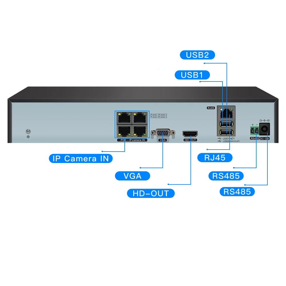 Система охранной камеры sdeger 2MP 4CH POE NVR ip камера комплект видеонаблюдения Bullet