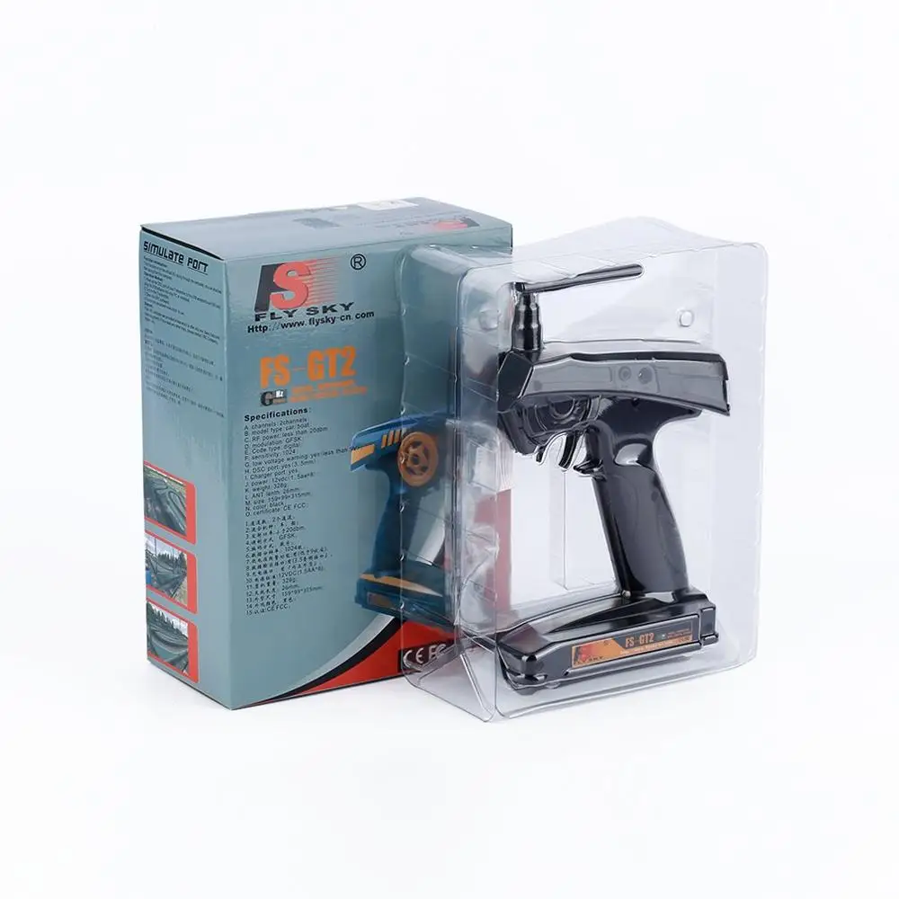 FLYSKY FS GT2 2CH 2.4 GHz Radio Remote Control Transmitter and Receiver RC Car Boat NEW | Игрушки и хобби