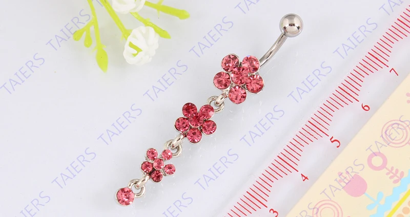 Сливовая нить для пирсинга тела ювелирные изделия розничная продажа стержень