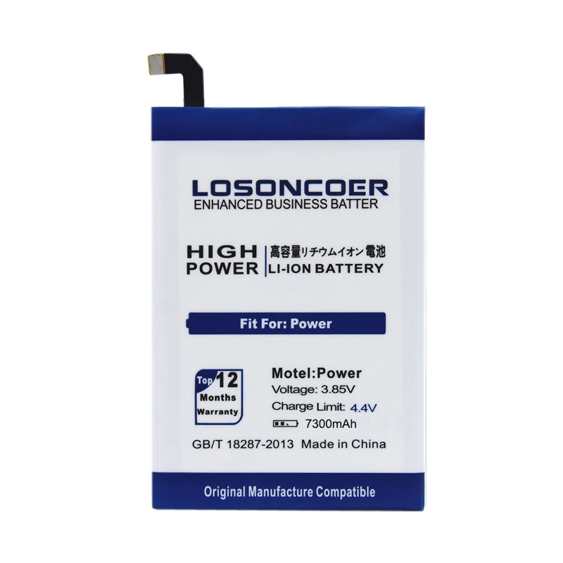 LOSONCOER 2900-7300 мАч для Ulefone Gemini Pro T1 батарея питания U007 Pro металлическая Броня 2 батареи для мобильного телефона+ Бесплатные инструменты+ наклейки