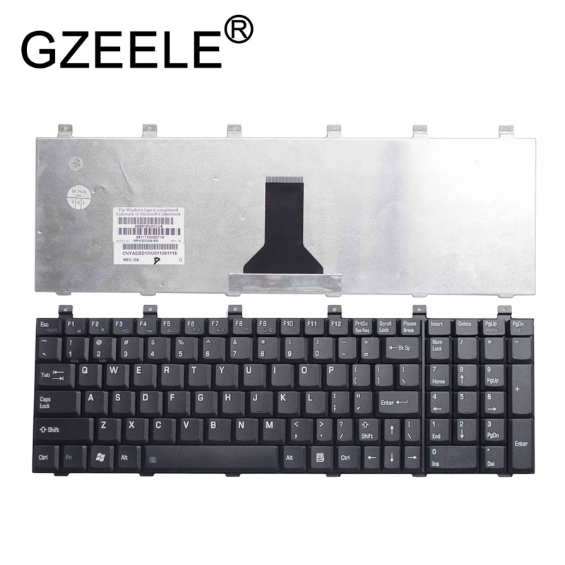 Клавиатура для ноутбука GZEELE Qwerty английская клавиатура Toshiba Teclado M60 M65 Satellite P100 P105 Pro