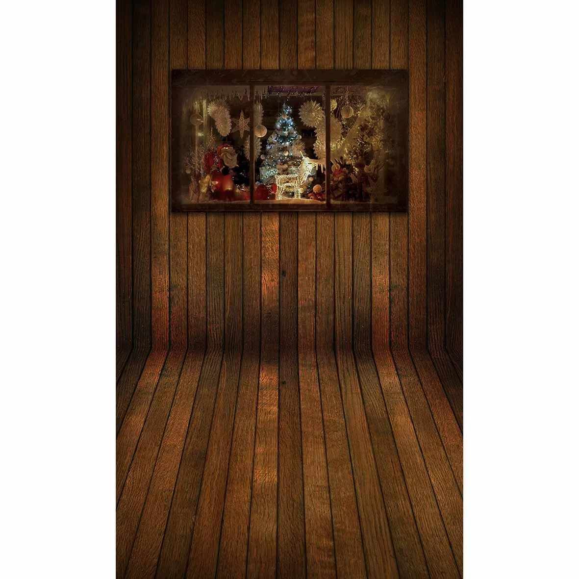 Allenjoy фоны для фотосъемки Рождественский фон деревянное окно Рождественская елка