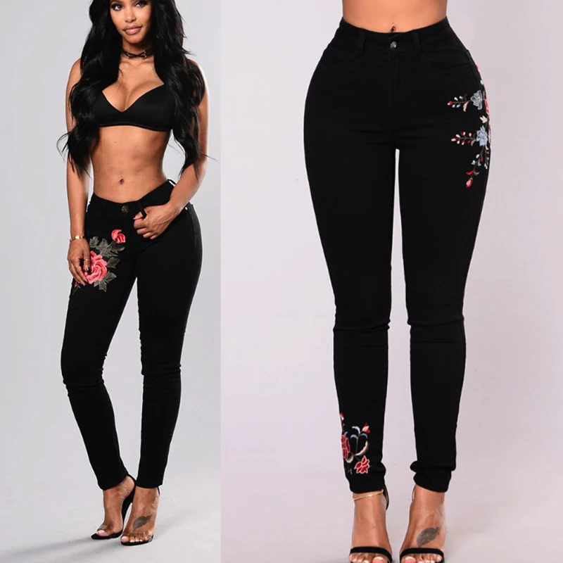 Женские рваные джинсы с высокой талией узкие джинсы-карандаш эластичные