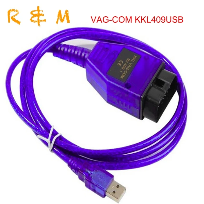 VAG COM 409 1 Vag Com 409Com vag kkl OBD2 USB Диагностический кабель сканер сканирующий инструмент