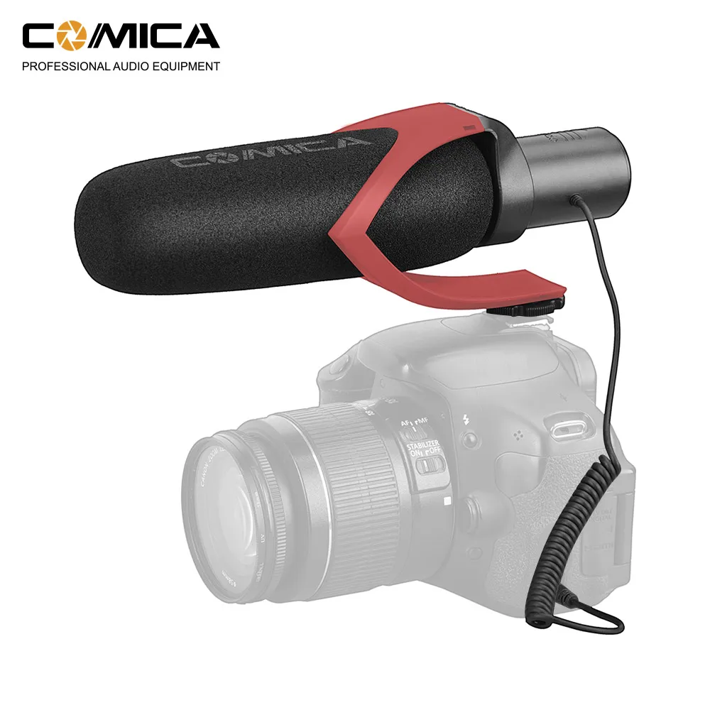 

Конденсаторный микрофон CoMica CVM-V30 PRO, микрофон для видеоинтервью, с защитой от ветра, с амортизационным креплением для Canon, Nikon, Sony, Fuji