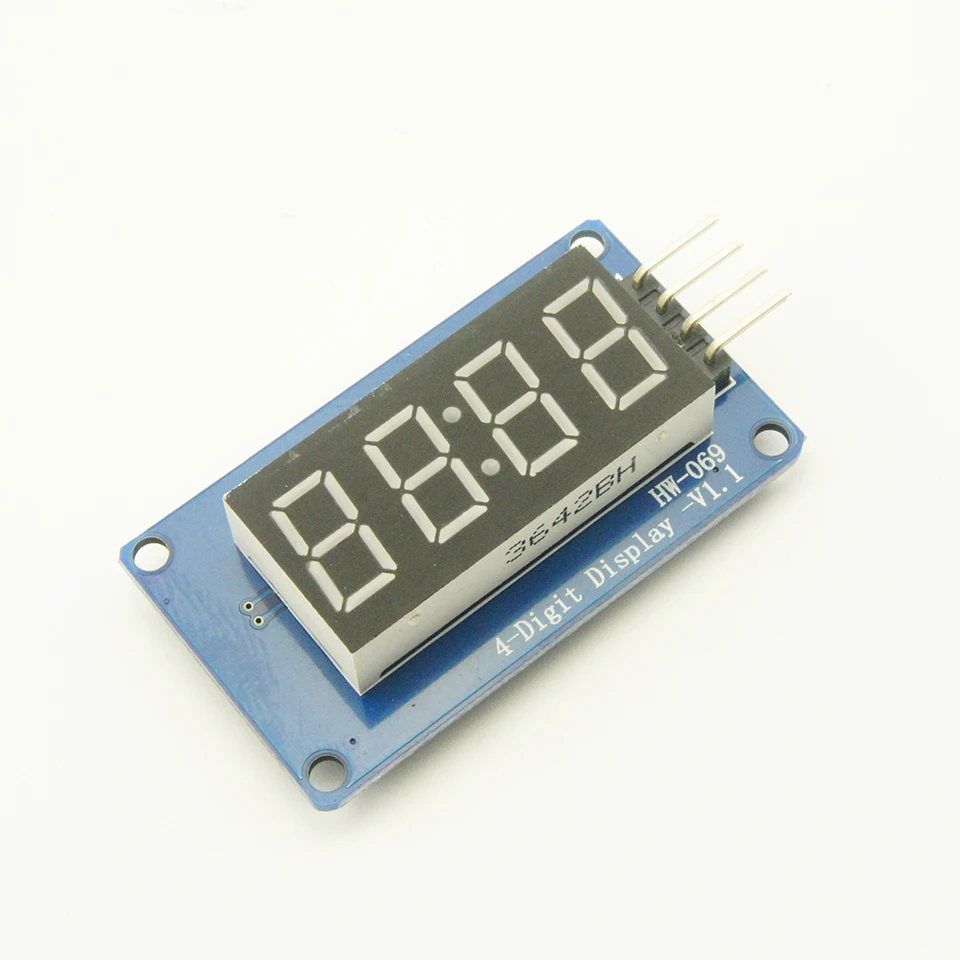 1 шт. TM1637 4 битов цифровой светодиодный модуль дисплея для arduino 7 сегментов 0 36