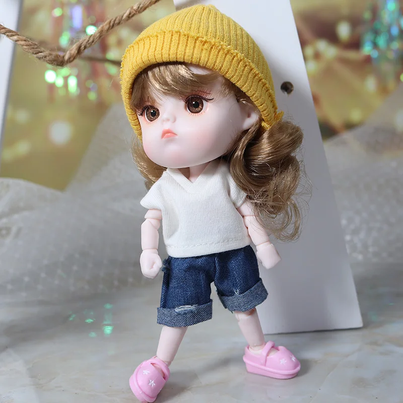 DBS крутая Одежда для мальчиков джинсы и шляпа костюм 1/8 BJD девочка мальчик подарок