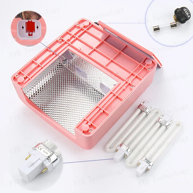36W 110V/220V EU/US Plug Professional UV Lamp Nail Dryer Polish Gel Curing Tools 4pcs 9W 365nm Lamps Bulb | Красота и здоровье