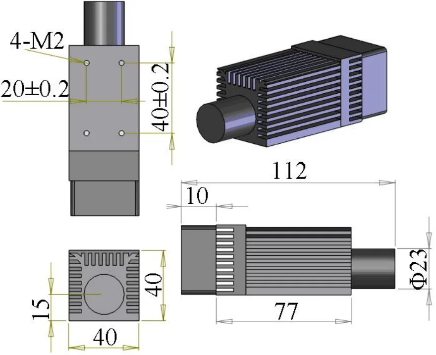 DIY 445 450nm 2 Вт 2000 МВт синий лазерный модуль высокой мощности фокус для ЧПУ Резка