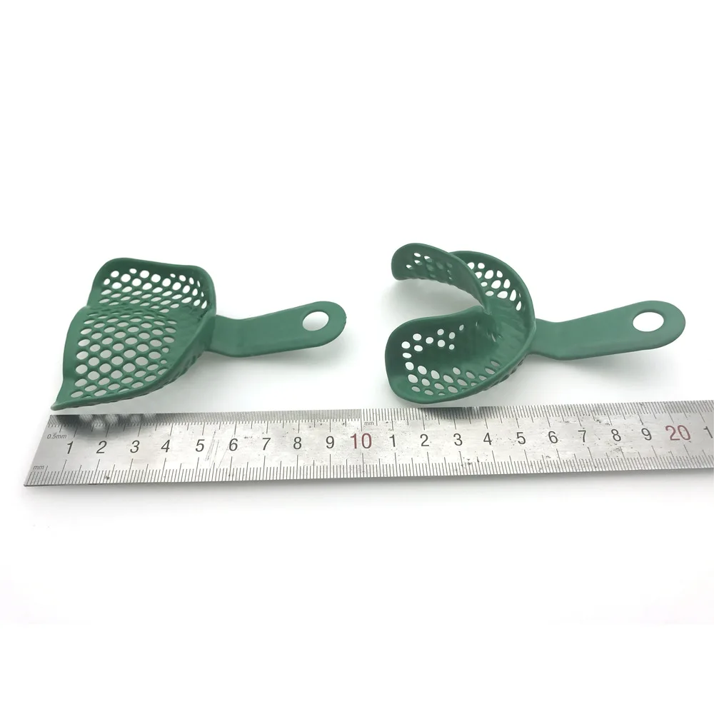 1 пара высокое качество стоматологический пластмассовый металлический Edentulous Jaws