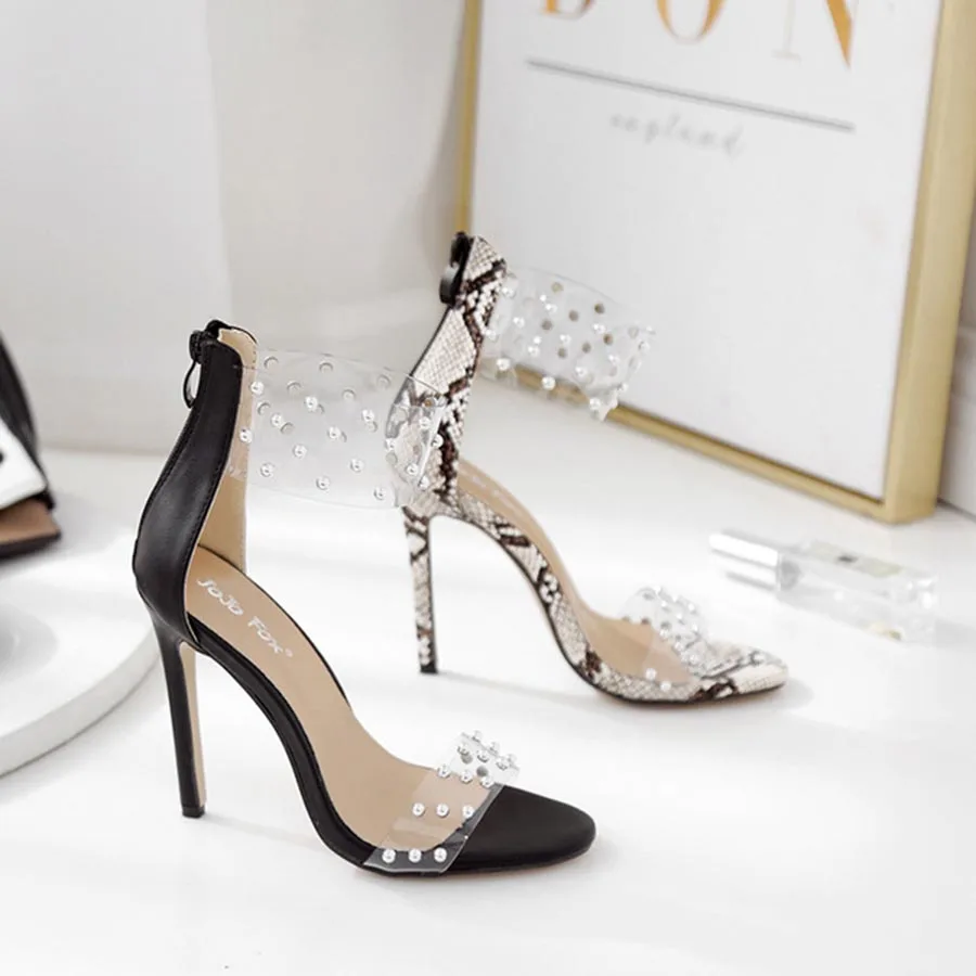 Vogue New European / American Style Classic Nice Looking Transparent Women High Heel Sandals Fashion &amp Elegant Female | Обувь