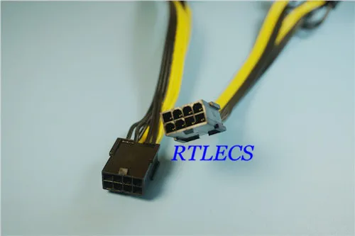 1 шт. адаптер Molex 8 pin PCI Express на 2 контакта PCIe (6 + 2) Материнская плата Видеокарта e VGA