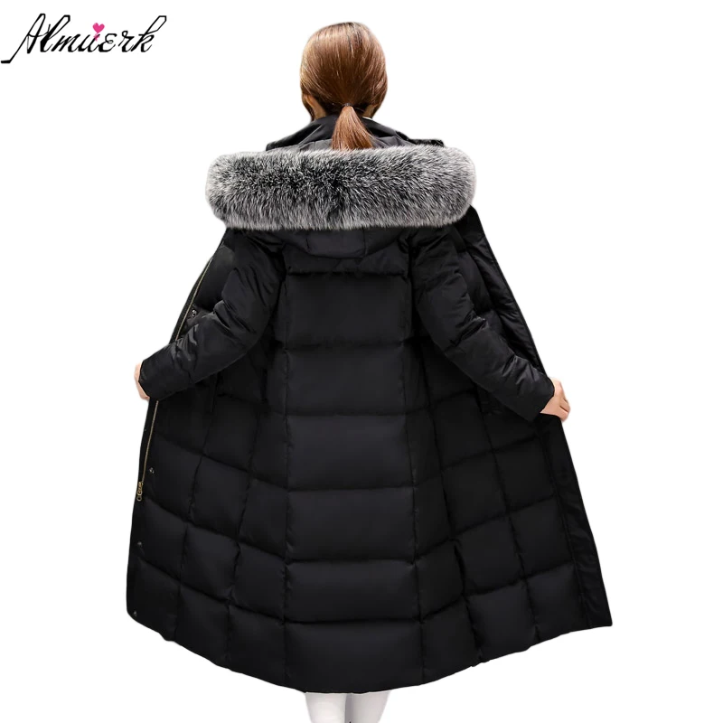 Новинка 2017 стеганая женская зимняя куртка пуховое хлопковое пальто длинная